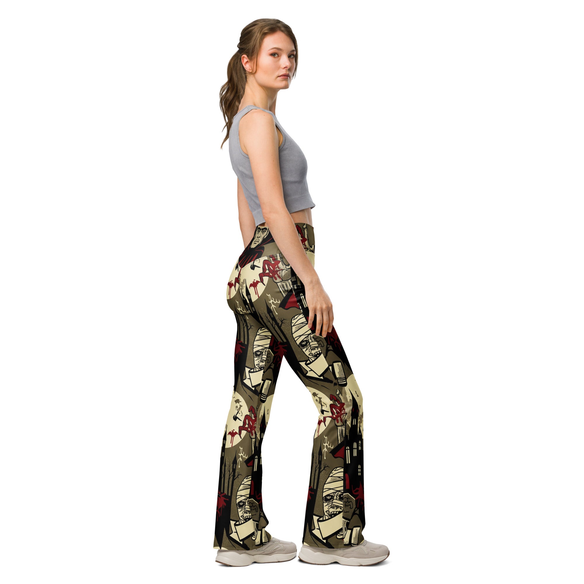 Universal Monsters Retro Flare Leggings | GearBunch