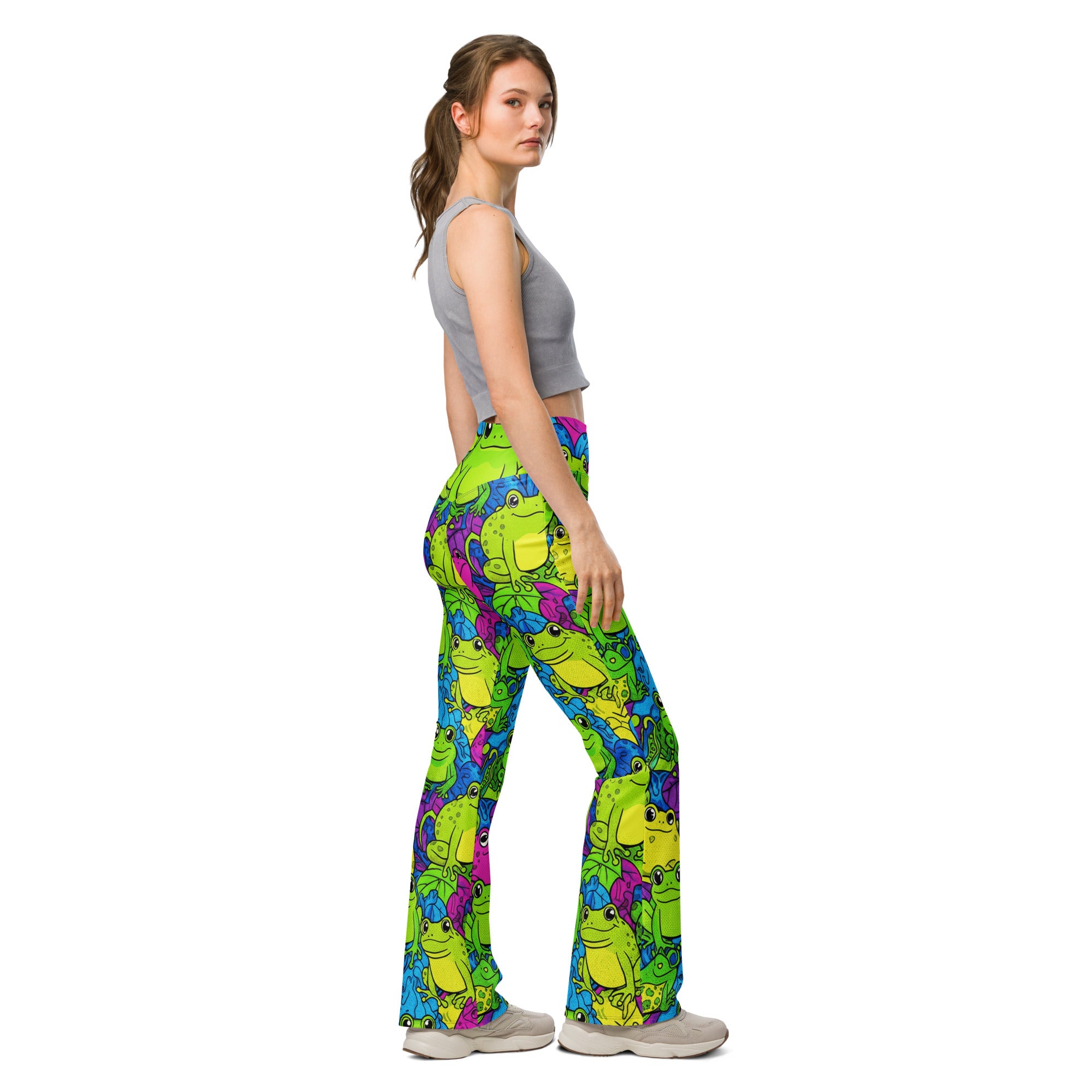Vibrant Frog Pond Flare Leggings | GearBunch