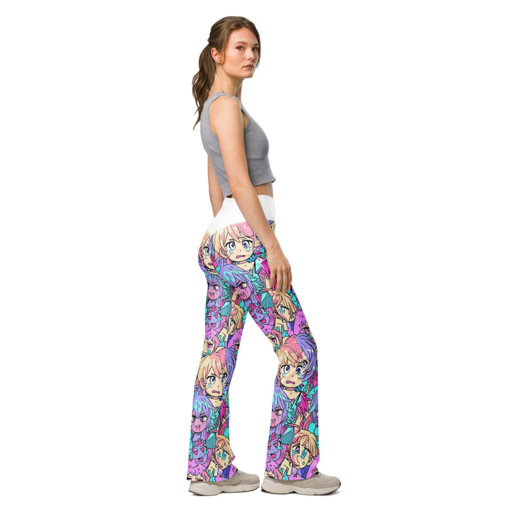 Flare leggings right view | GearBunch