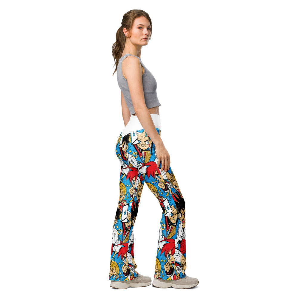 Flare leggings right view | GearBunch