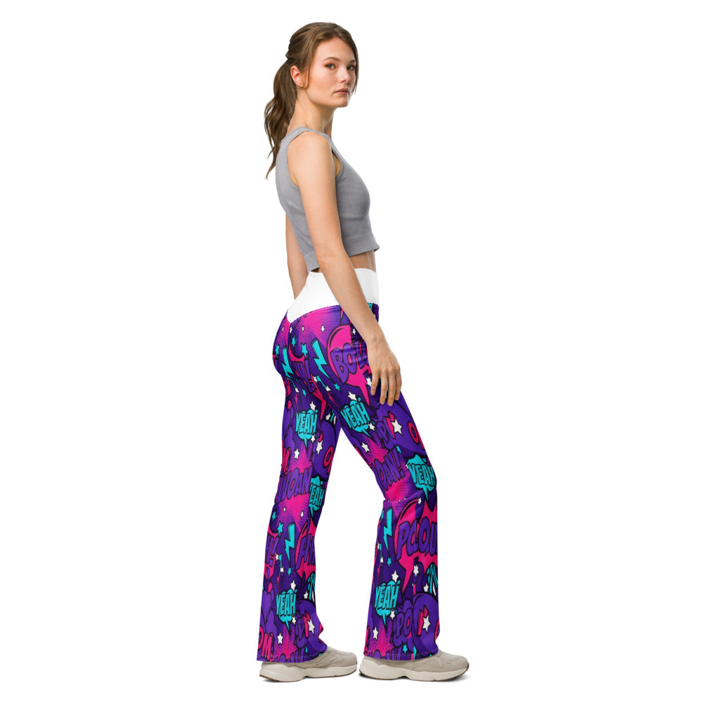 Flare leggings right view | GearBunch