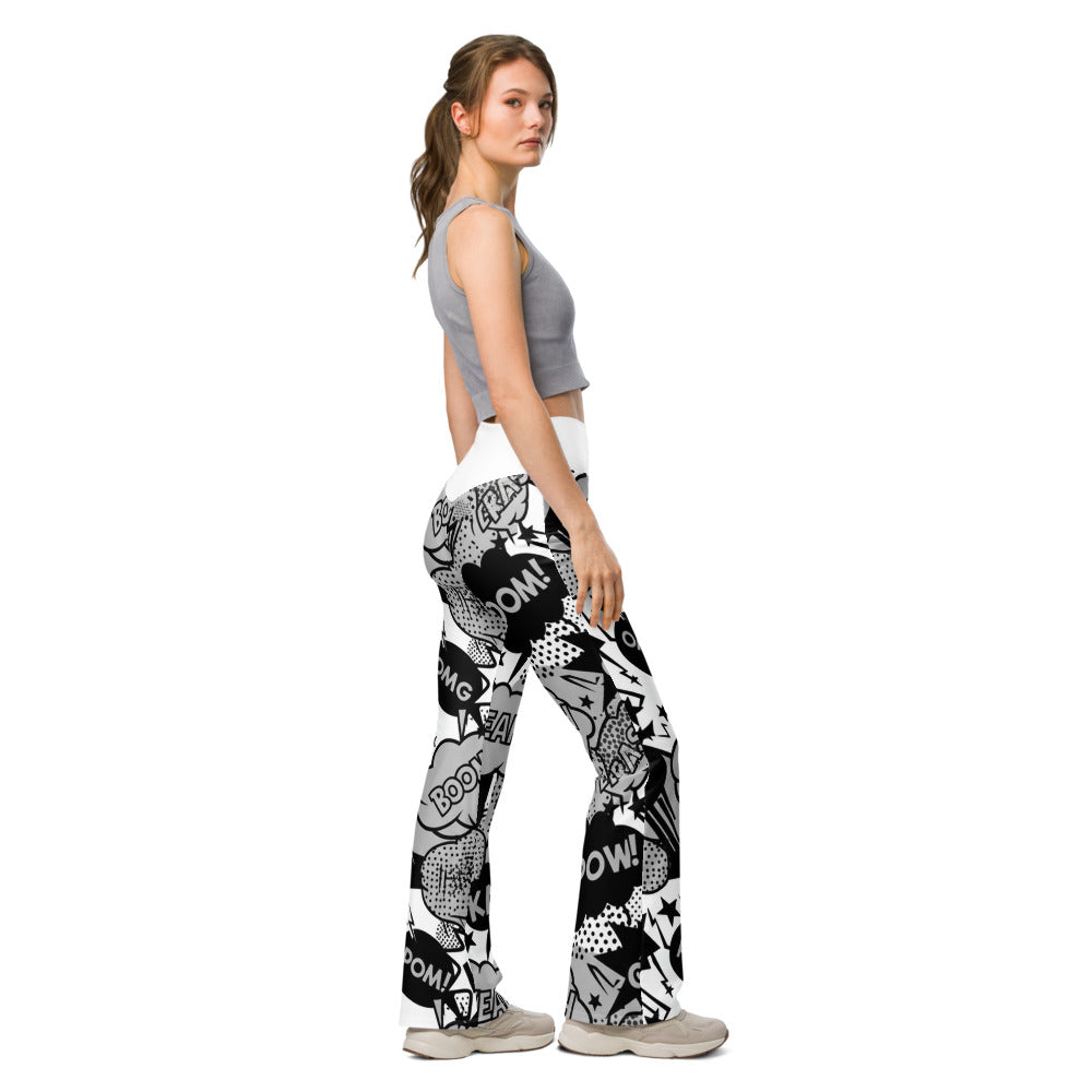 Flare leggings right view | GearBunch