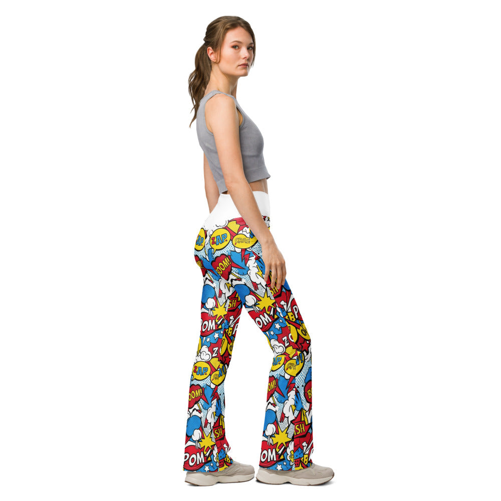 Flare leggings right view | GearBunch