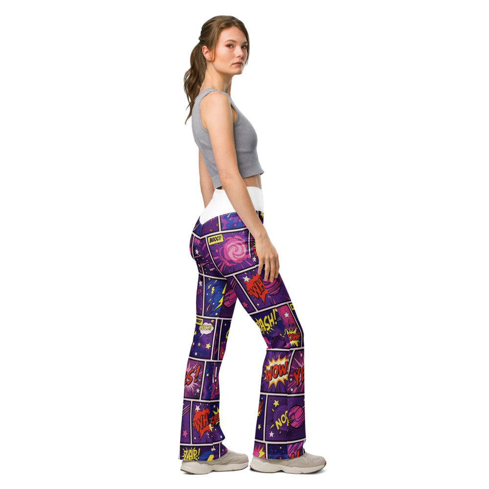 Flare leggings right view | GearBunch