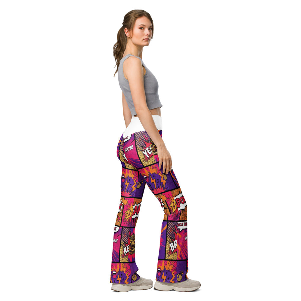 Flare leggings right view | GearBunch