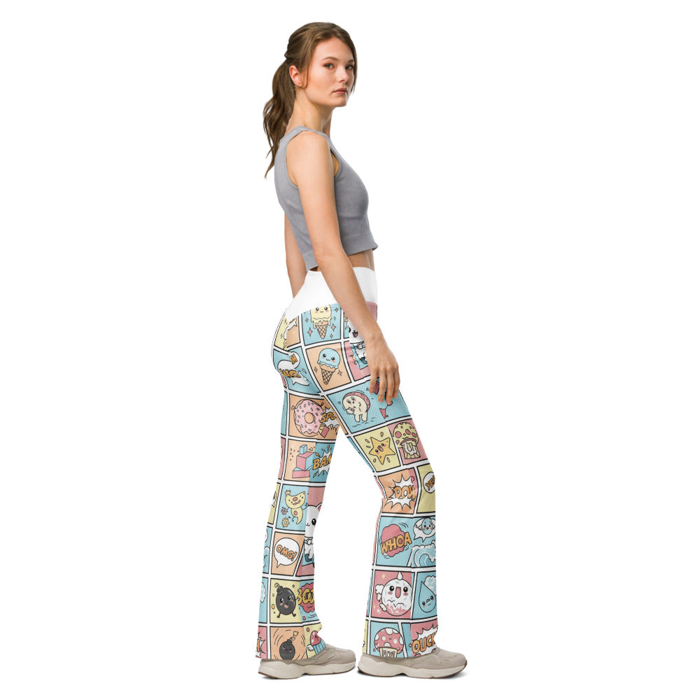 Flare leggings right view | GearBunch