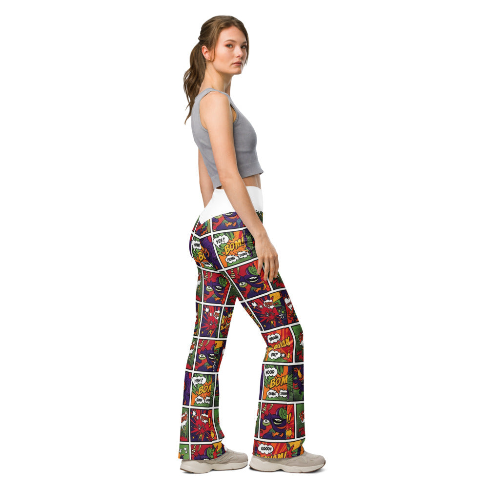 Flare leggings right view | GearBunch