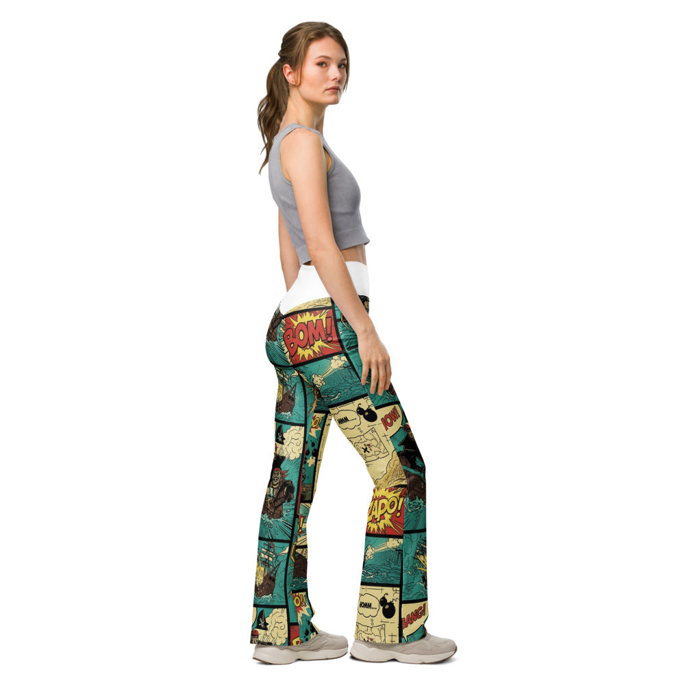Flare leggings right view | GearBunch