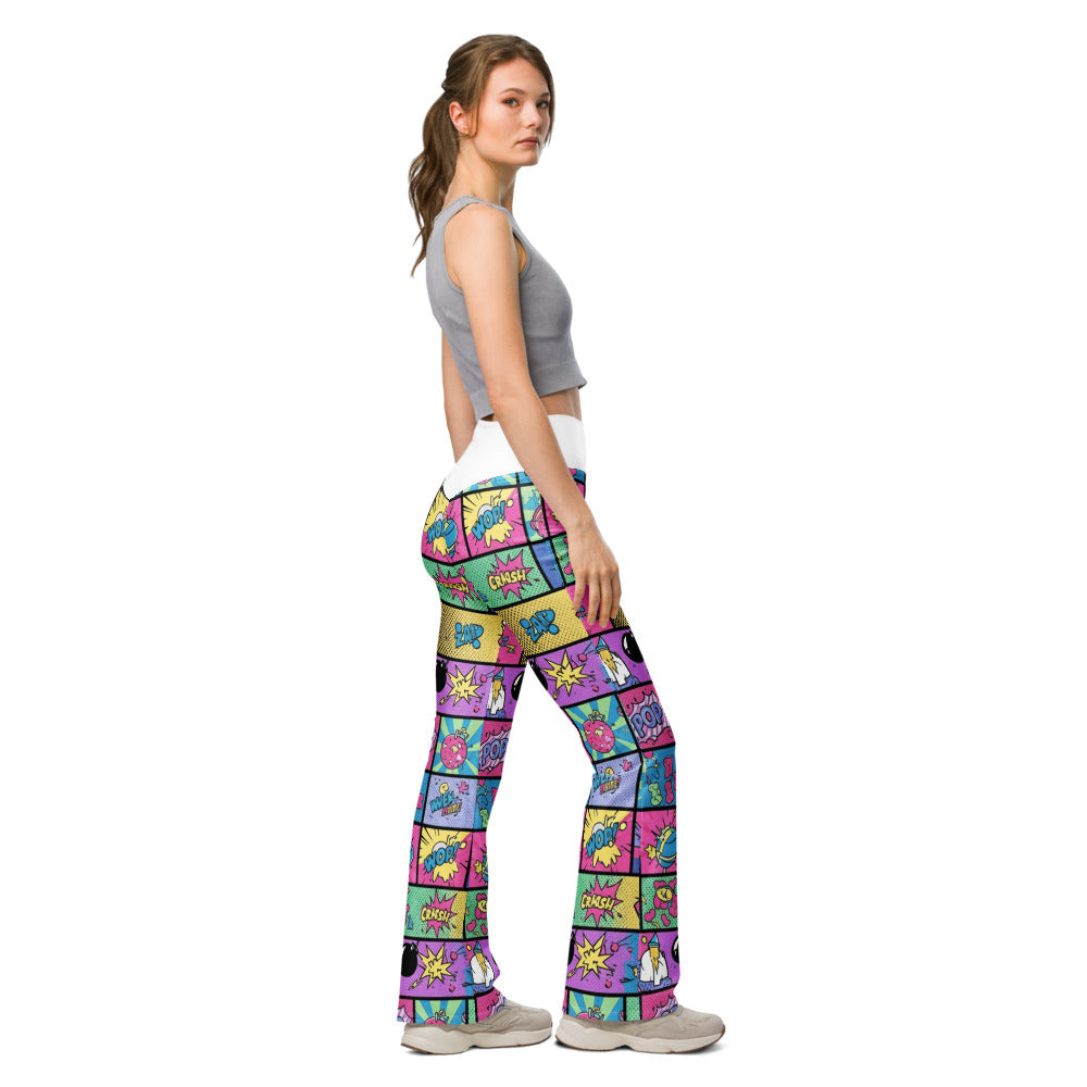 Flare leggings right view | GearBunch