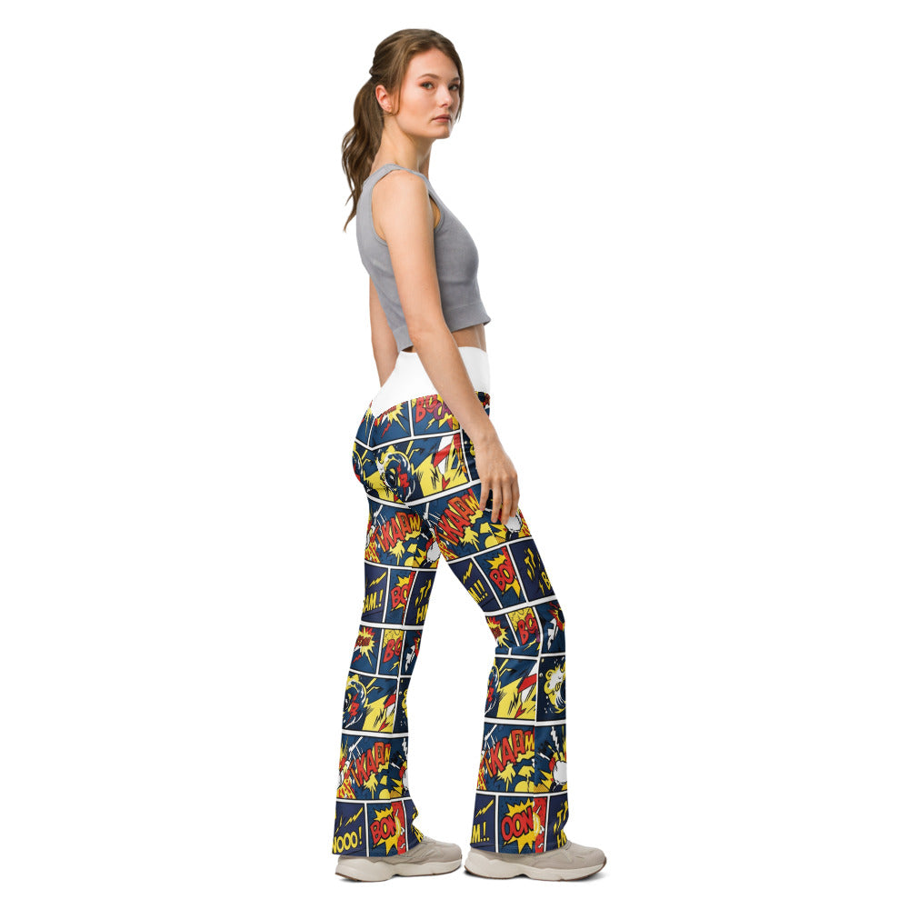 Flare leggings right view | GearBunch