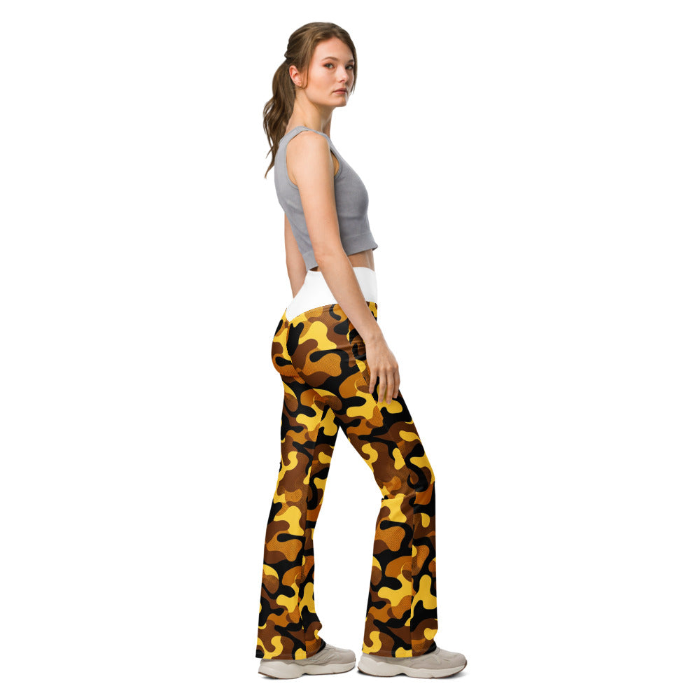 Flare leggings right view | GearBunch