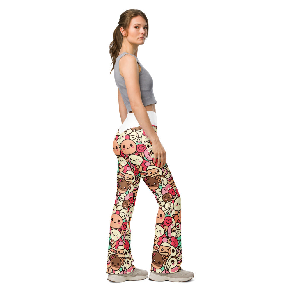 Flare leggings right view | GearBunch