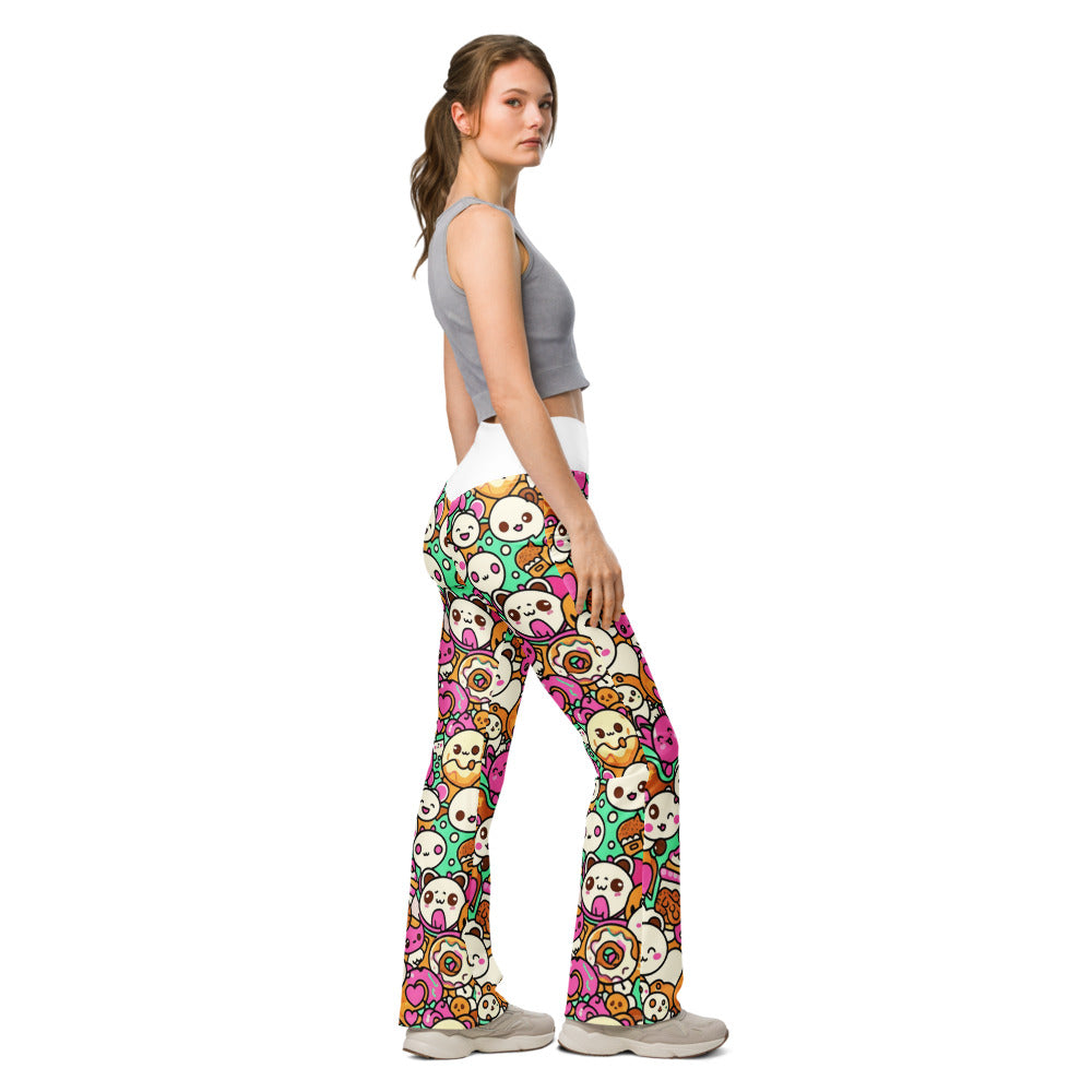 Flare leggings right view | GearBunch