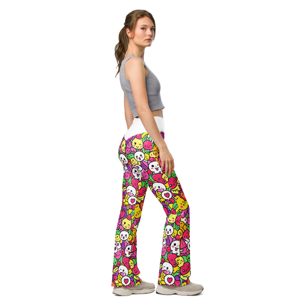 Flare leggings right view | GearBunch