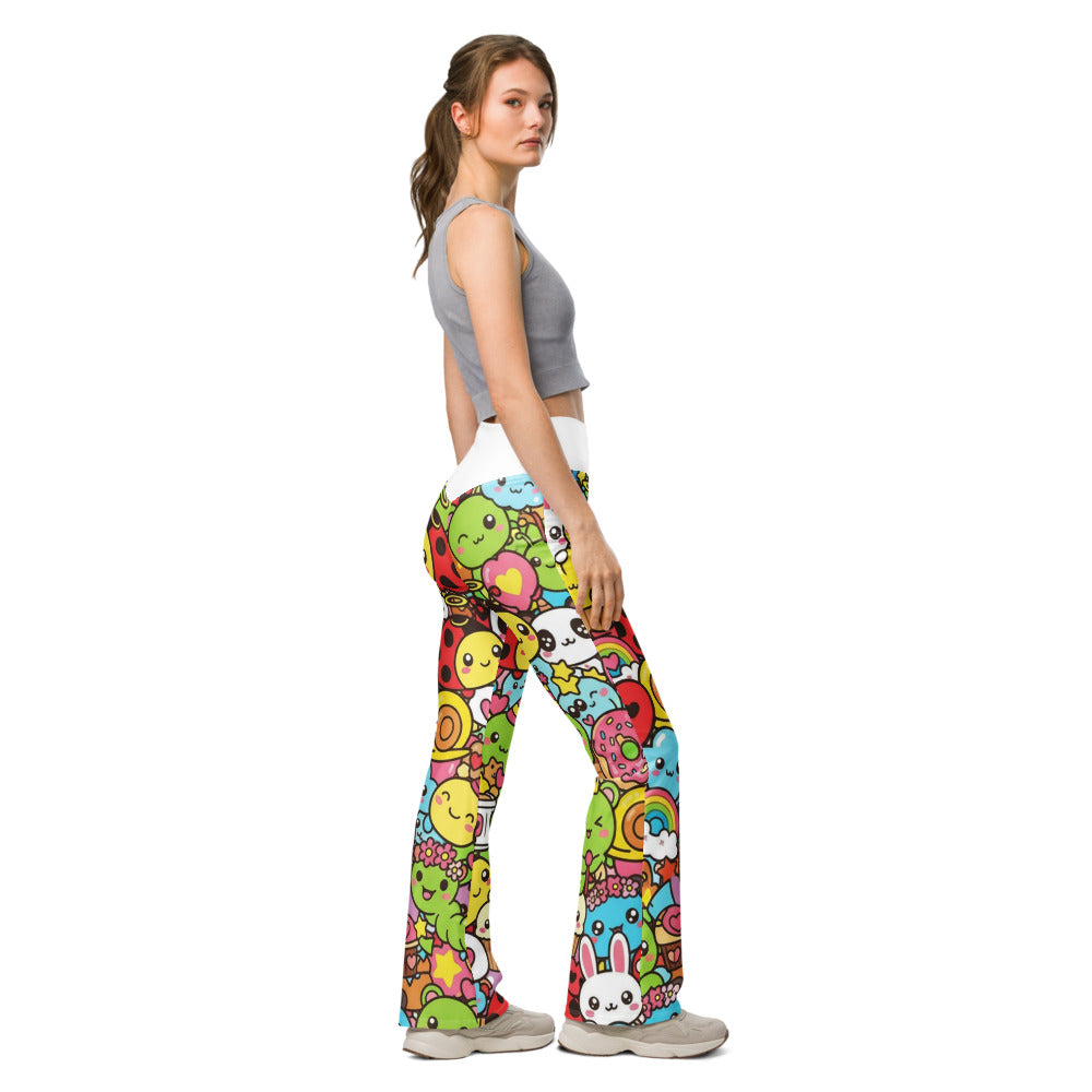Flare leggings right view | GearBunch