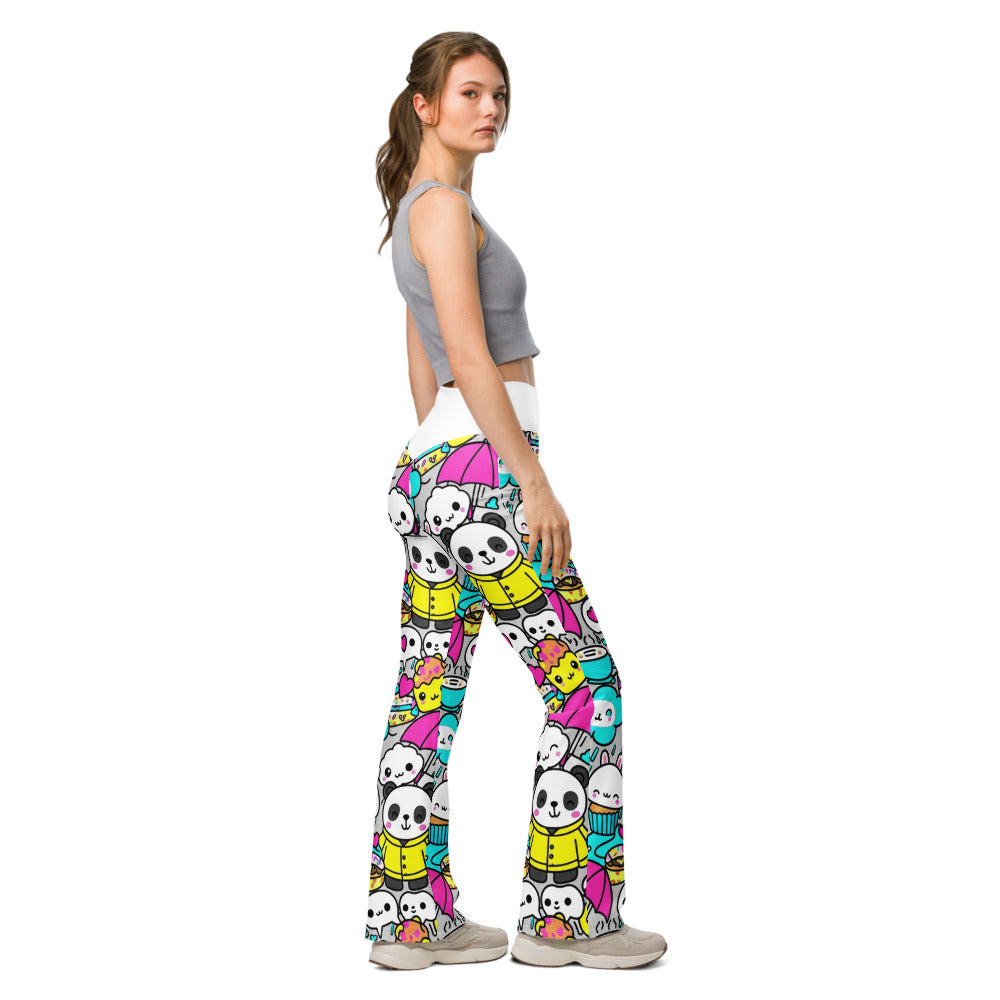 Flare leggings right view | GearBunch