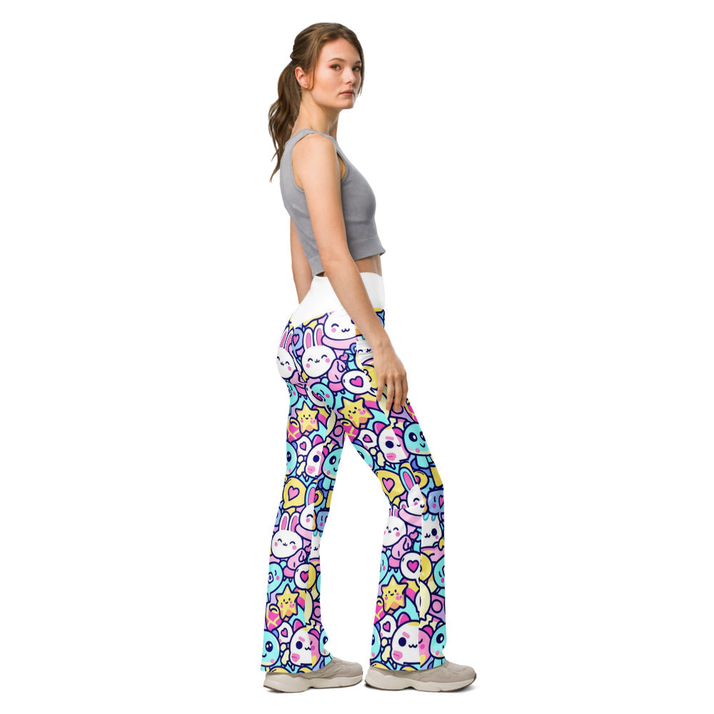 Flare leggings right view | GearBunch