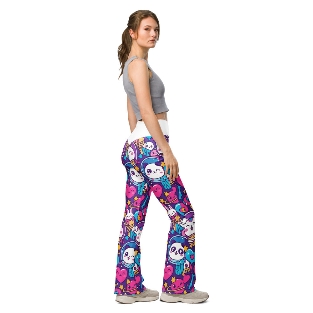 Flare leggings right view | GearBunch
