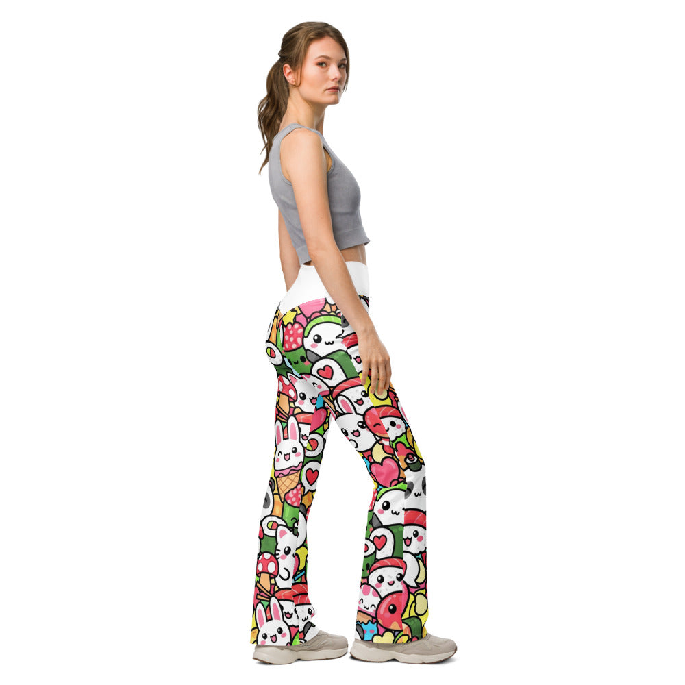 Flare leggings right view | GearBunch