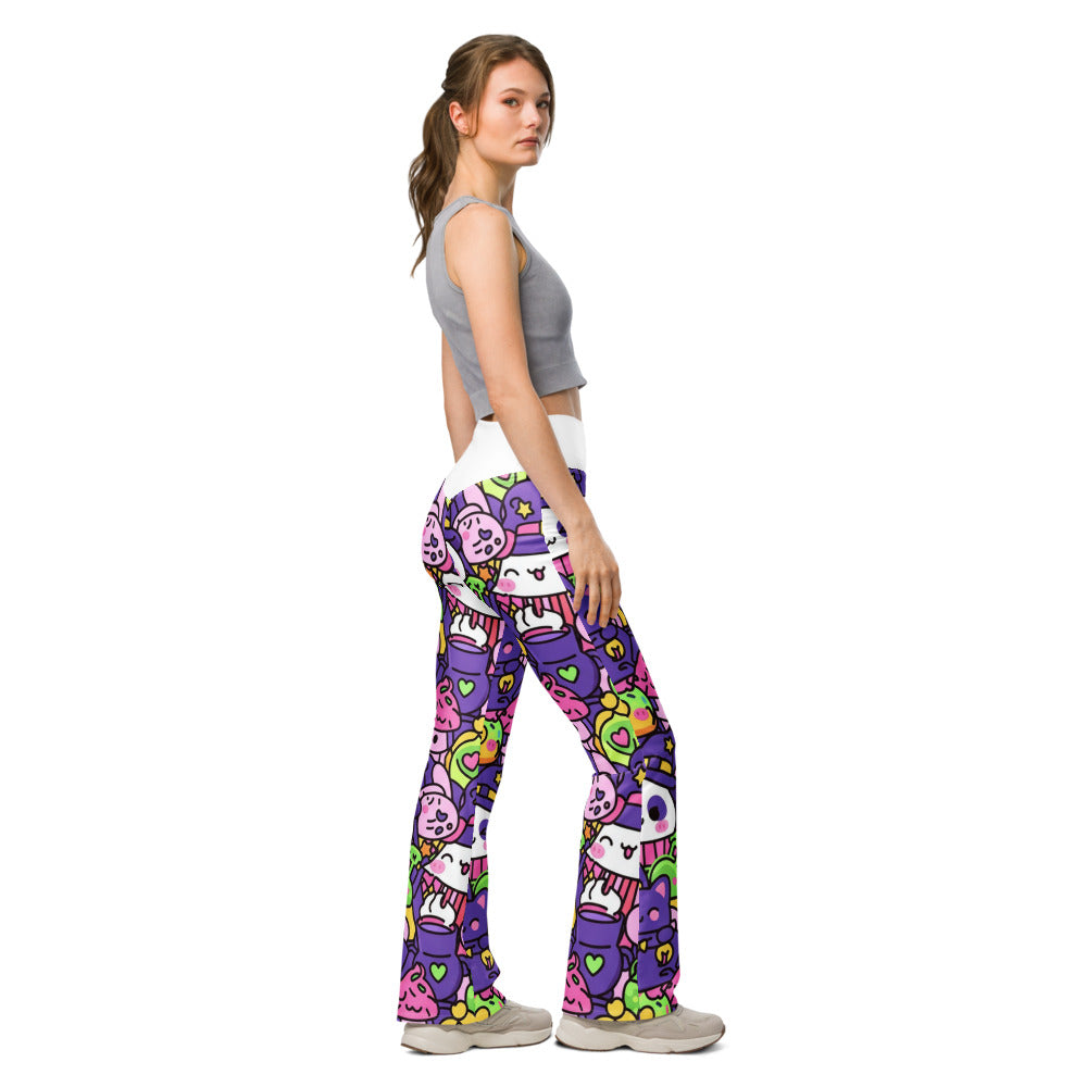 Flare leggings right view | GearBunch