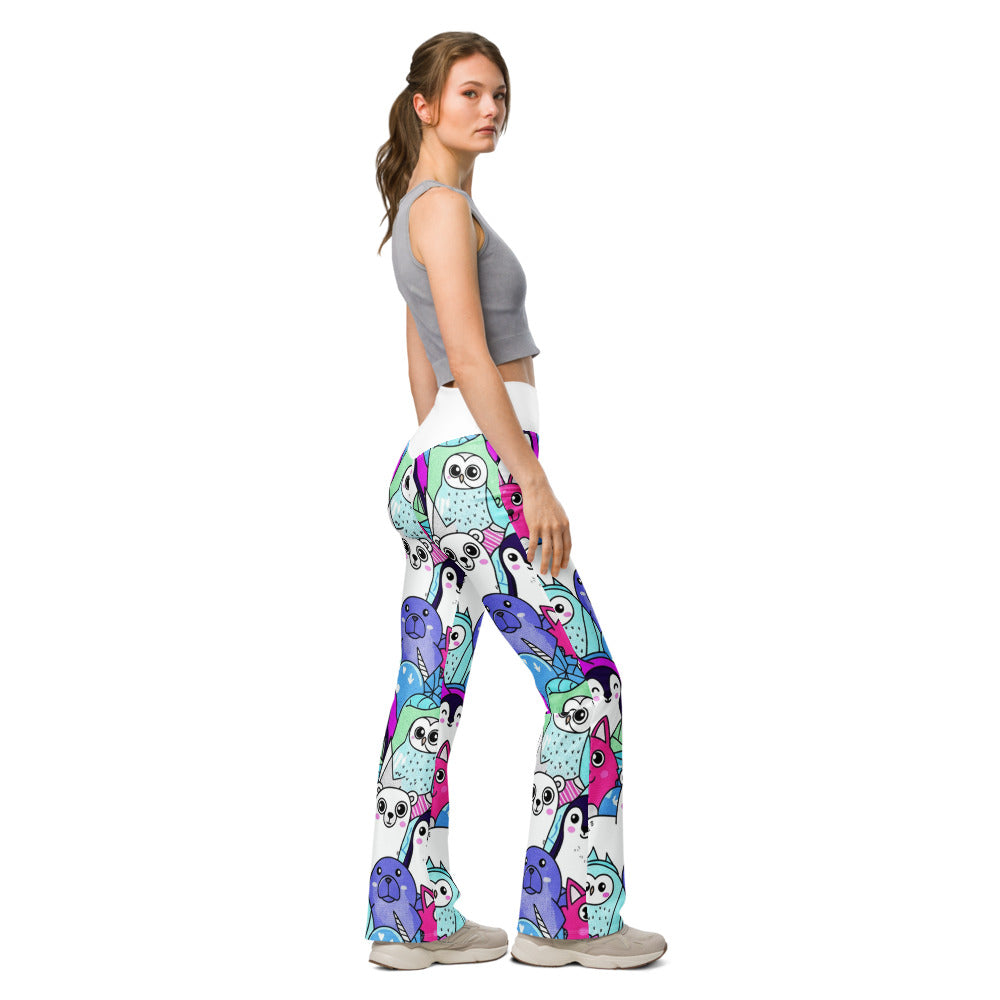 Flare leggings right view | GearBunch