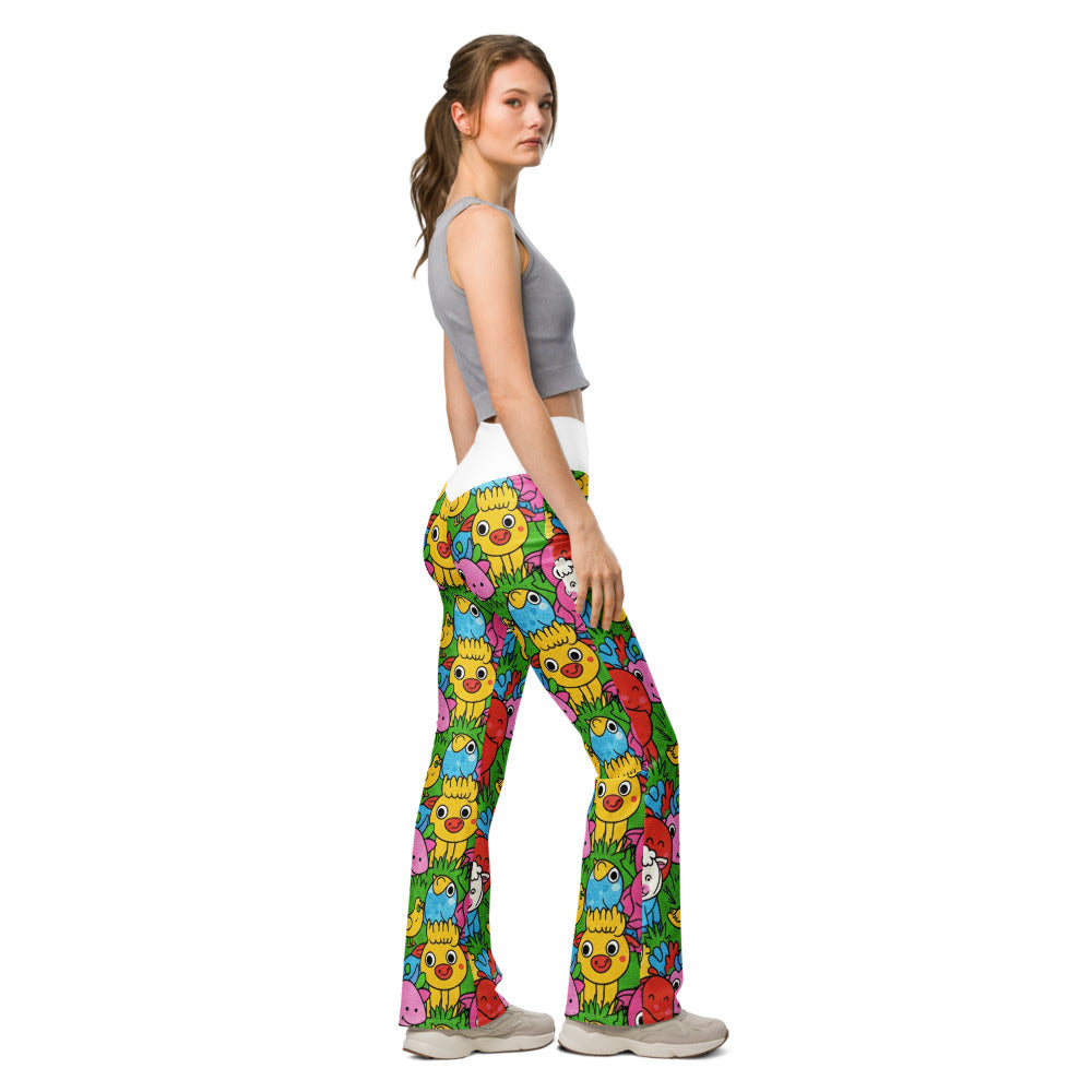 Flare leggings right view | GearBunch