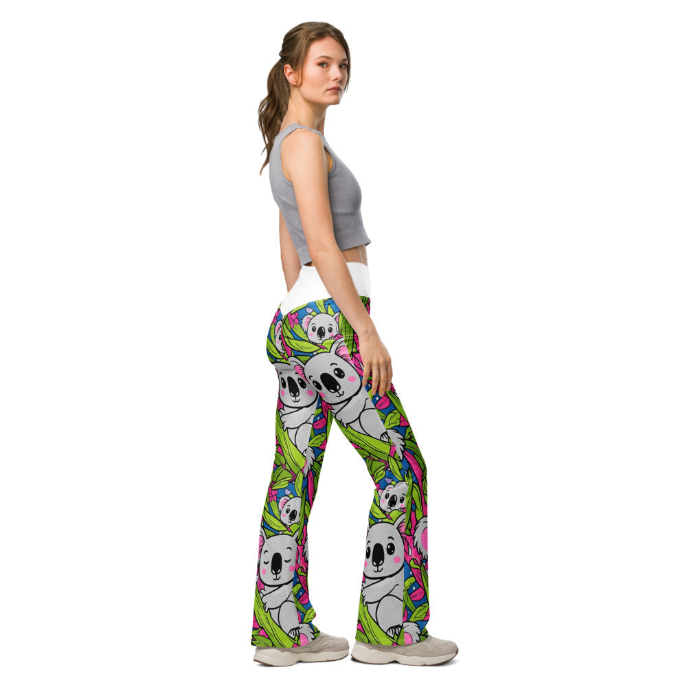 Flare leggings right view | GearBunch