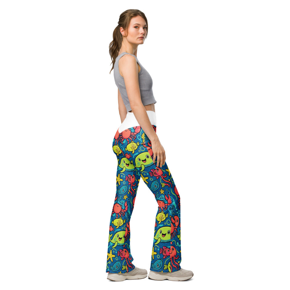 Flare leggings right view | GearBunch