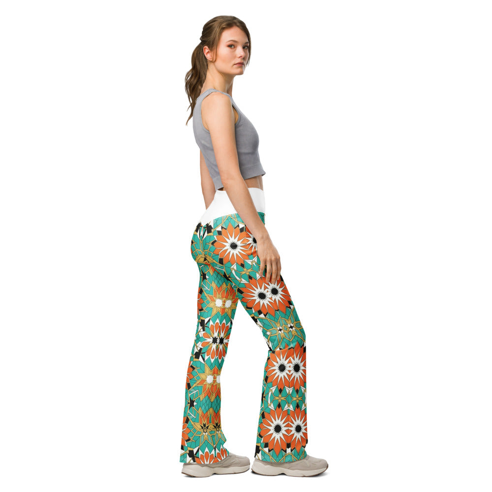 Flare leggings right view | GearBunch