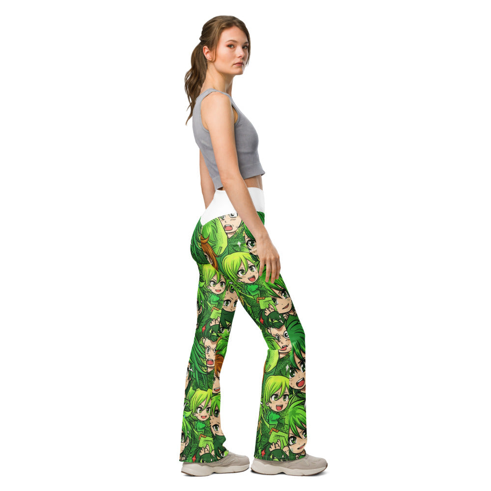 Flare leggings right view | GearBunch
