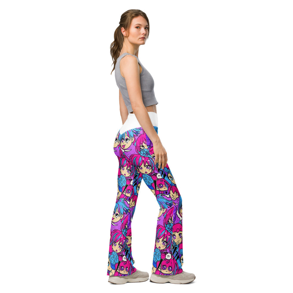 Flare leggings right view | GearBunch