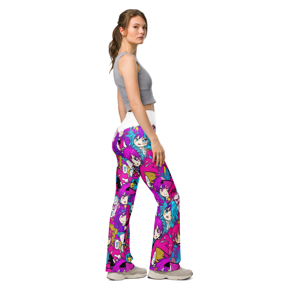 Flare leggings right view | GearBunch
