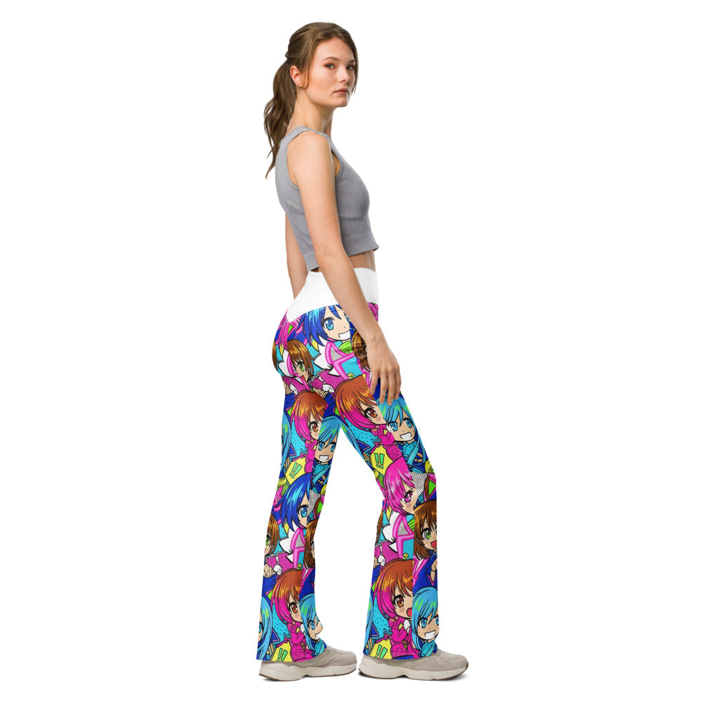 Flare leggings right view | GearBunch
