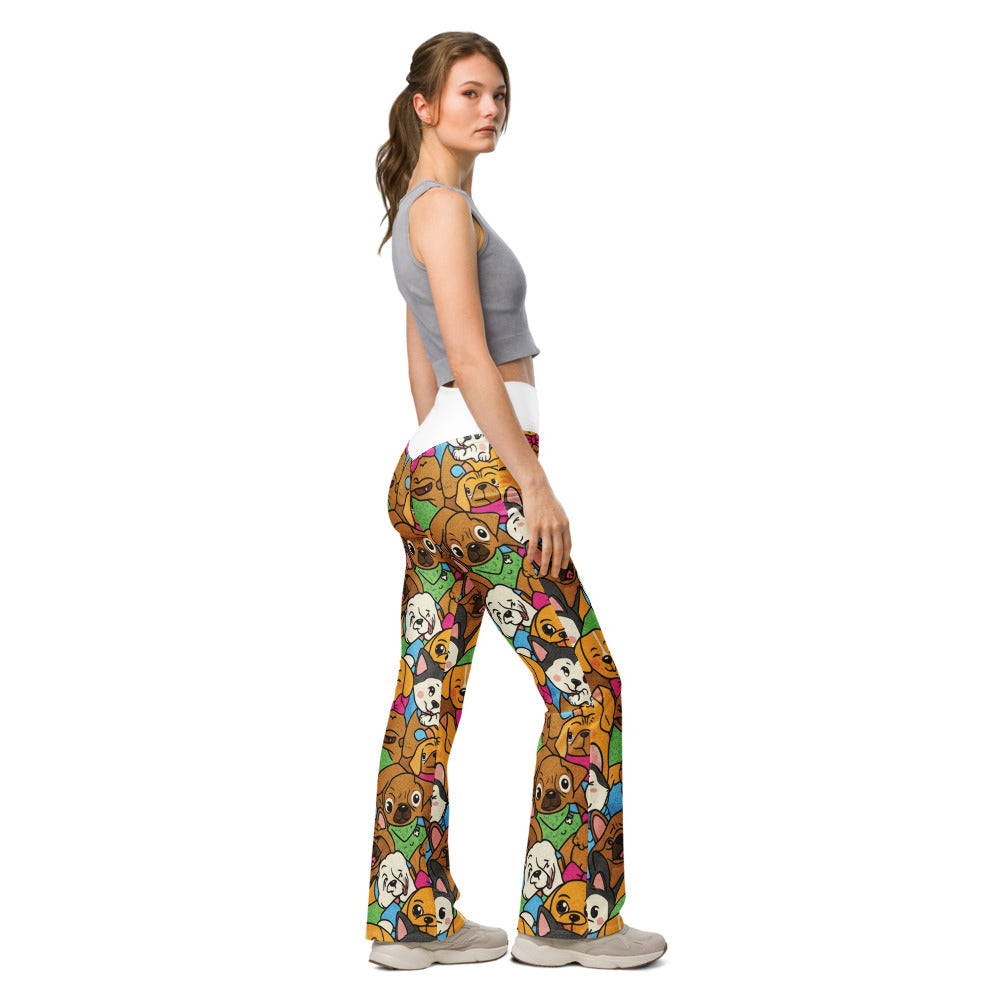 Flare leggings right view | GearBunch