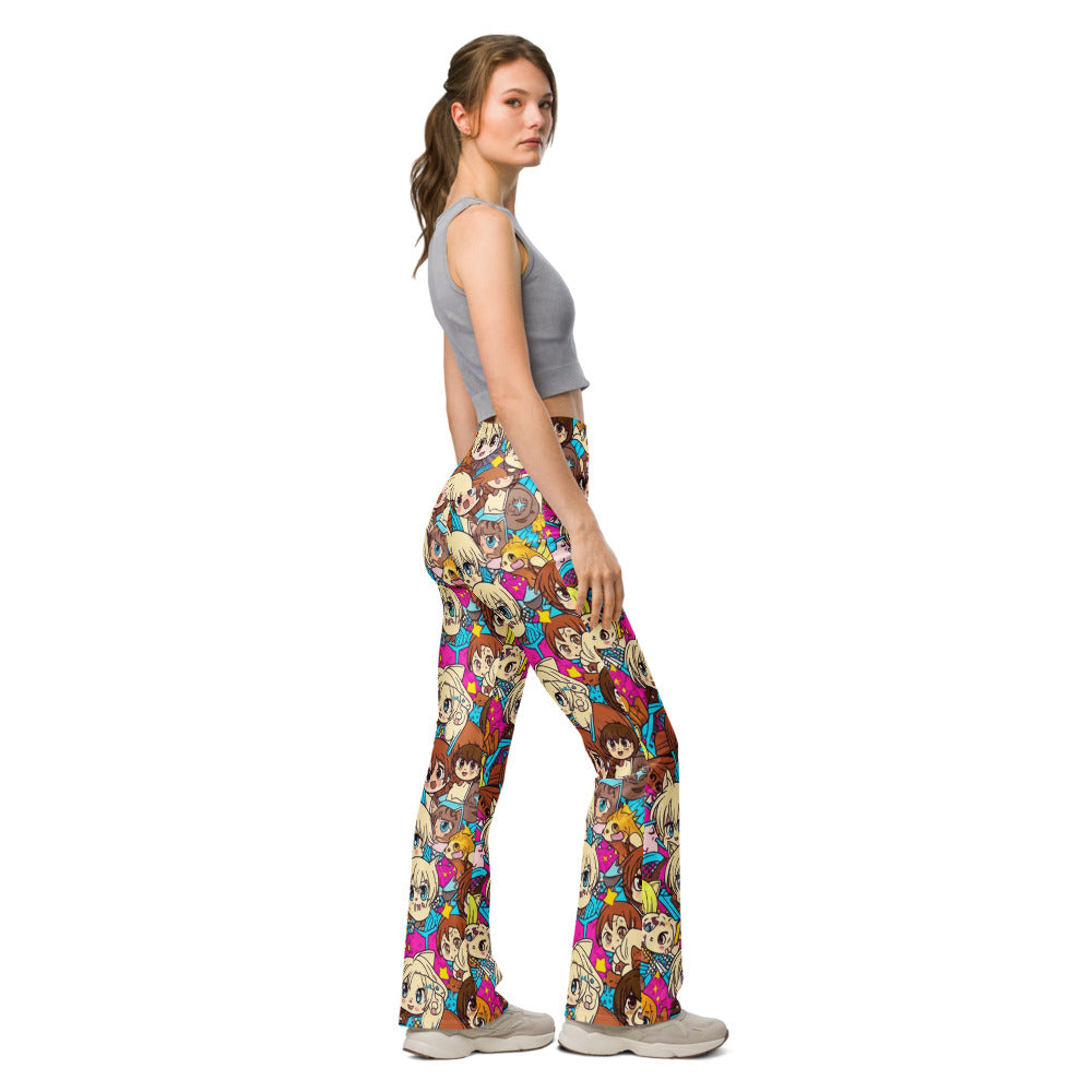 Flare leggings right view | GearBunch