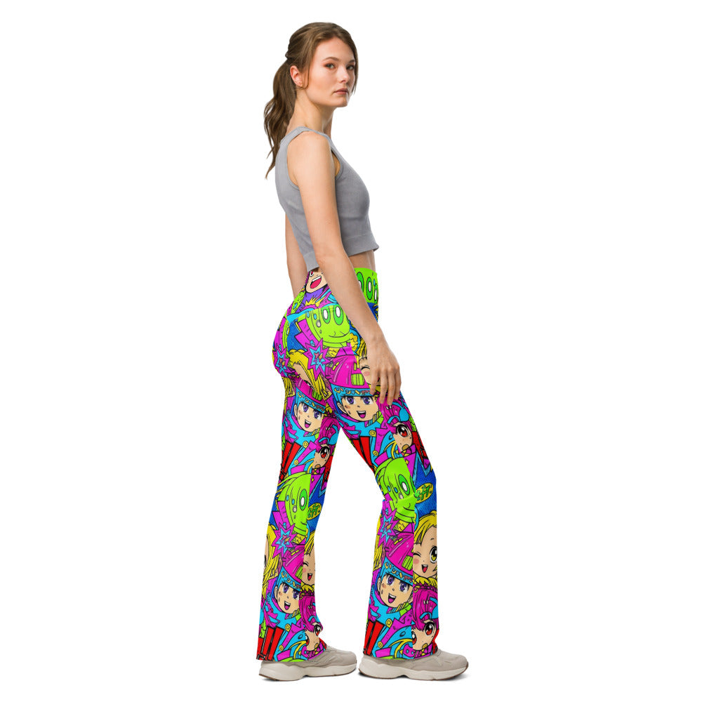 Flare leggings right view | GearBunch
