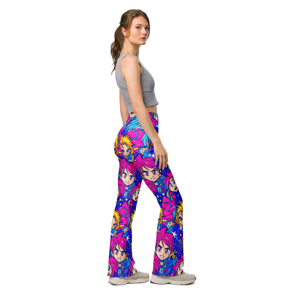 Flare leggings right view | GearBunch