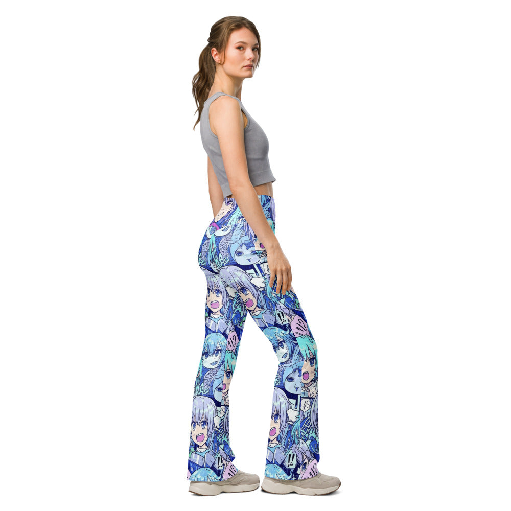 Flare leggings right view | GearBunch
