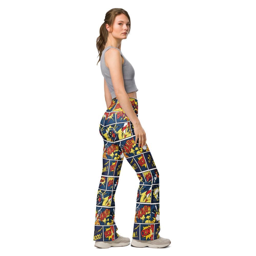 Flare leggings right view | GearBunch