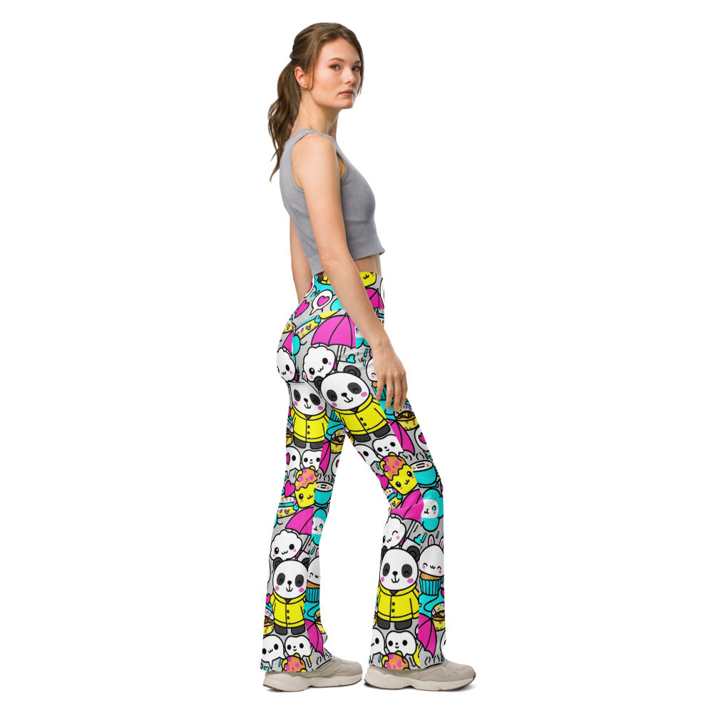 Flare leggings right view | GearBunch