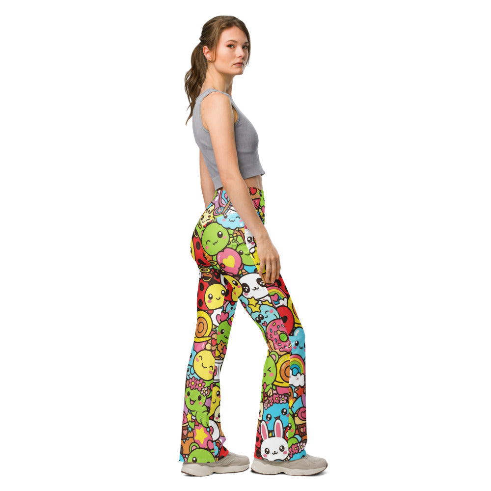 Flare leggings right view | GearBunch