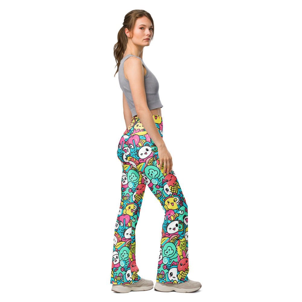 Flare leggings right view | GearBunch