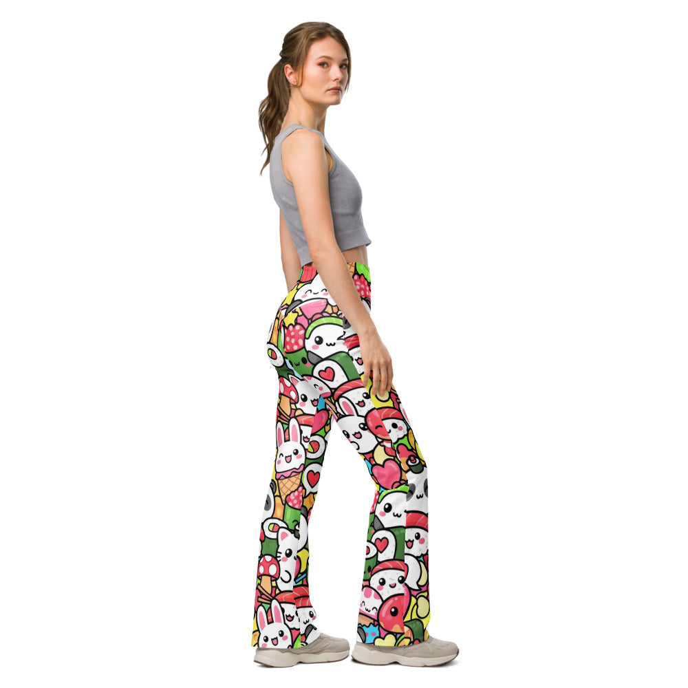 Flare leggings right view | GearBunch