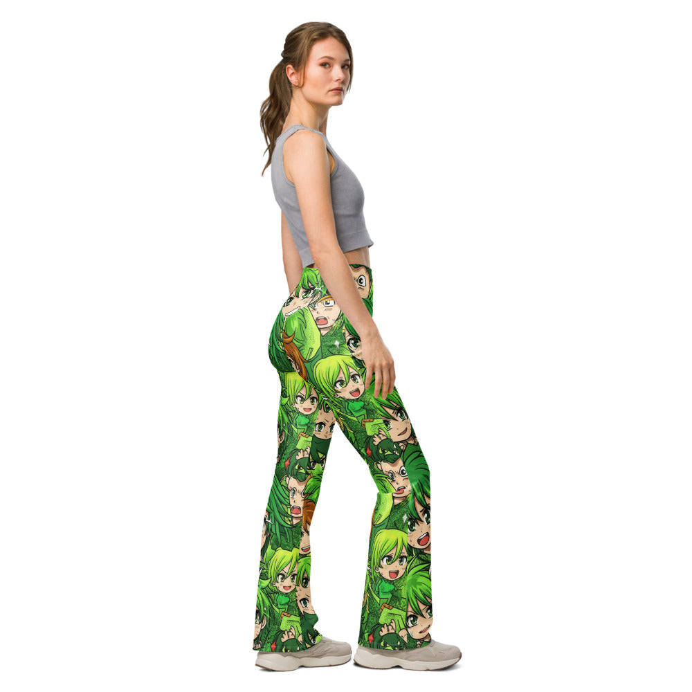 Flare leggings right view | GearBunch