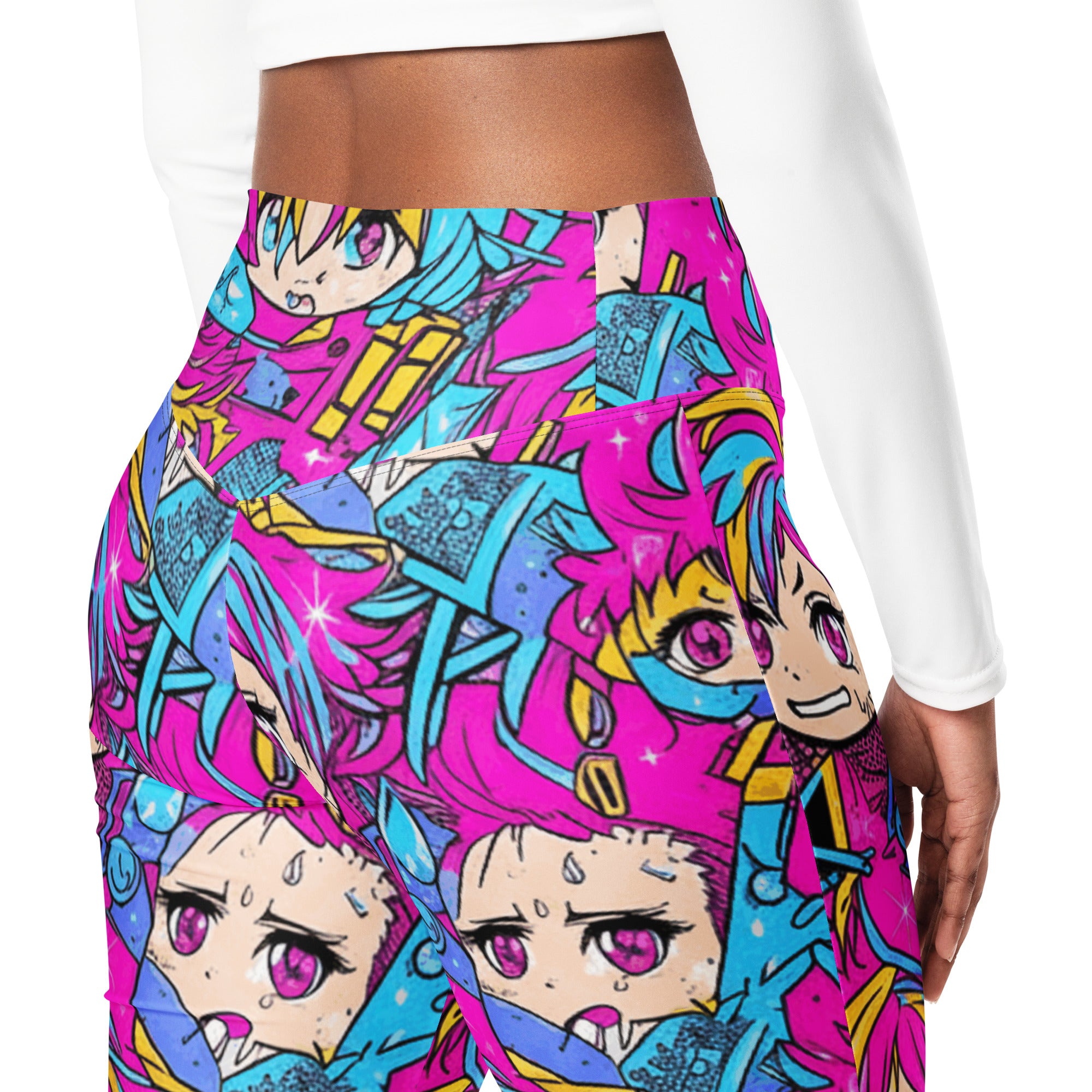 Anime Magical Girl Flare Leggings | GearBunch