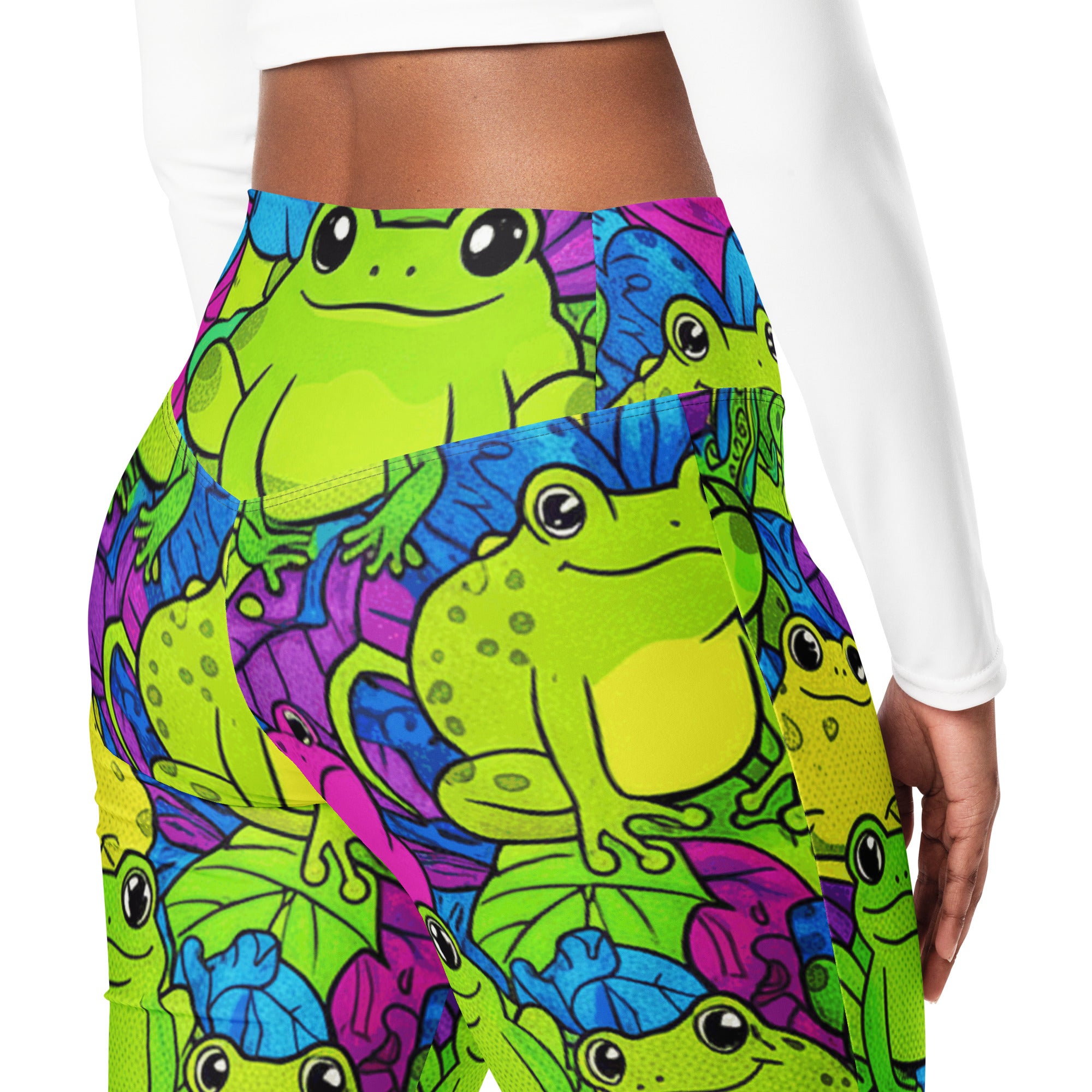 Vibrant Frog Pond Flare Leggings | GearBunch