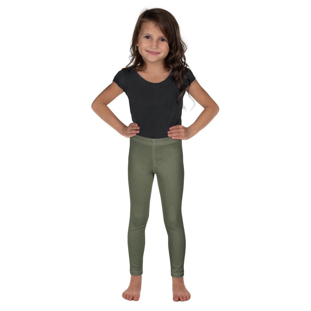 Solid leggings front view | GearBunch