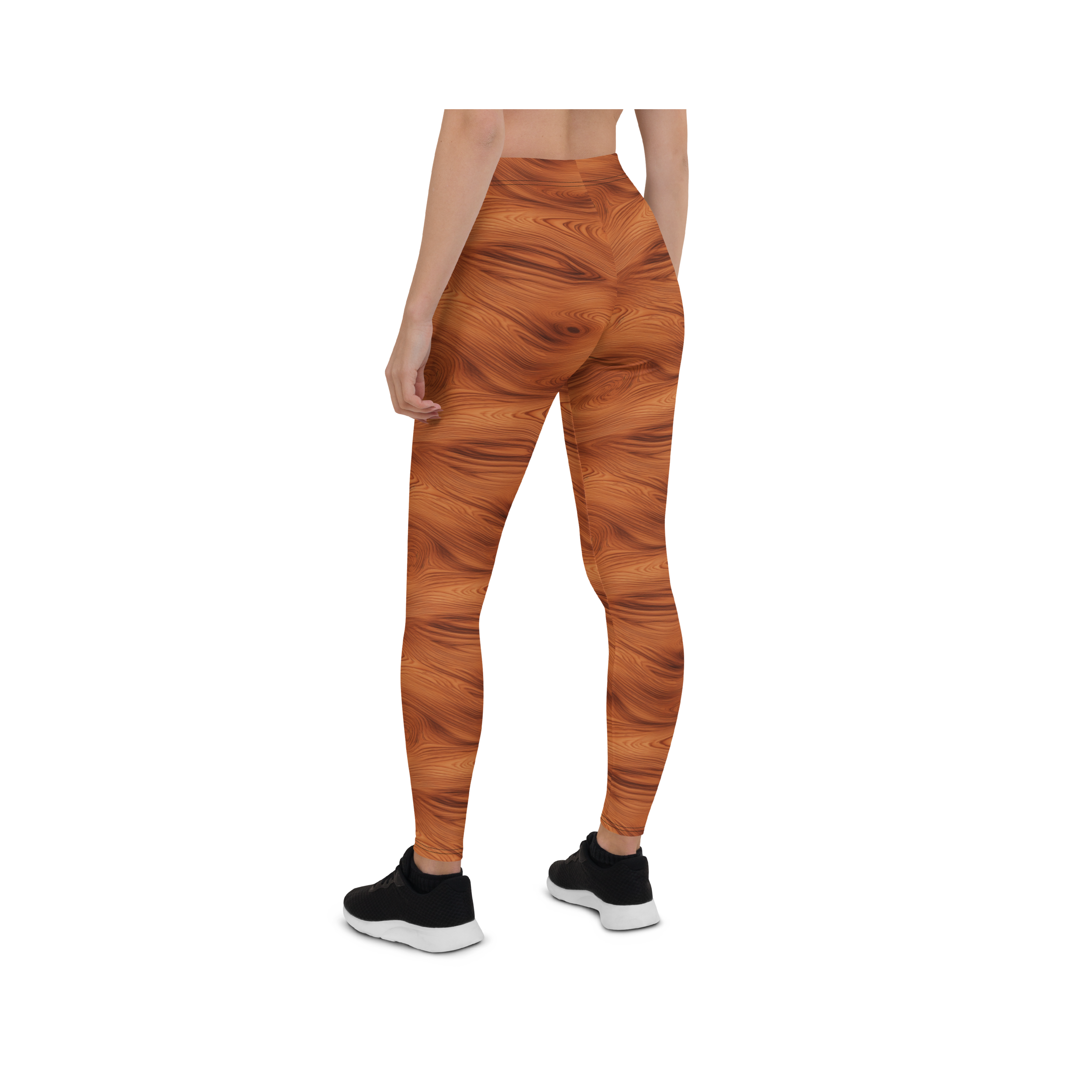 Woodgrain Leggings Rear