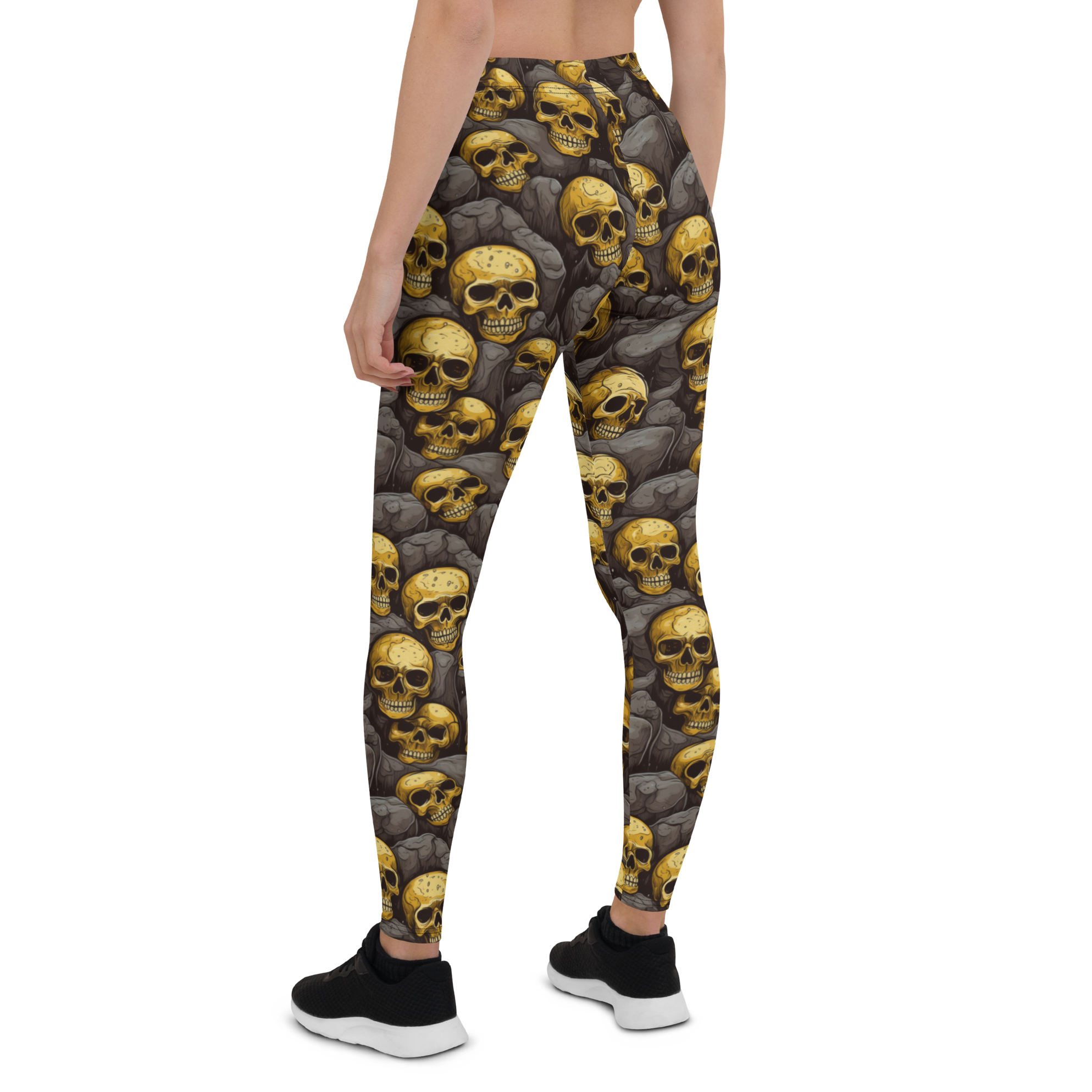 Rocks and Skulls Leggings Rear