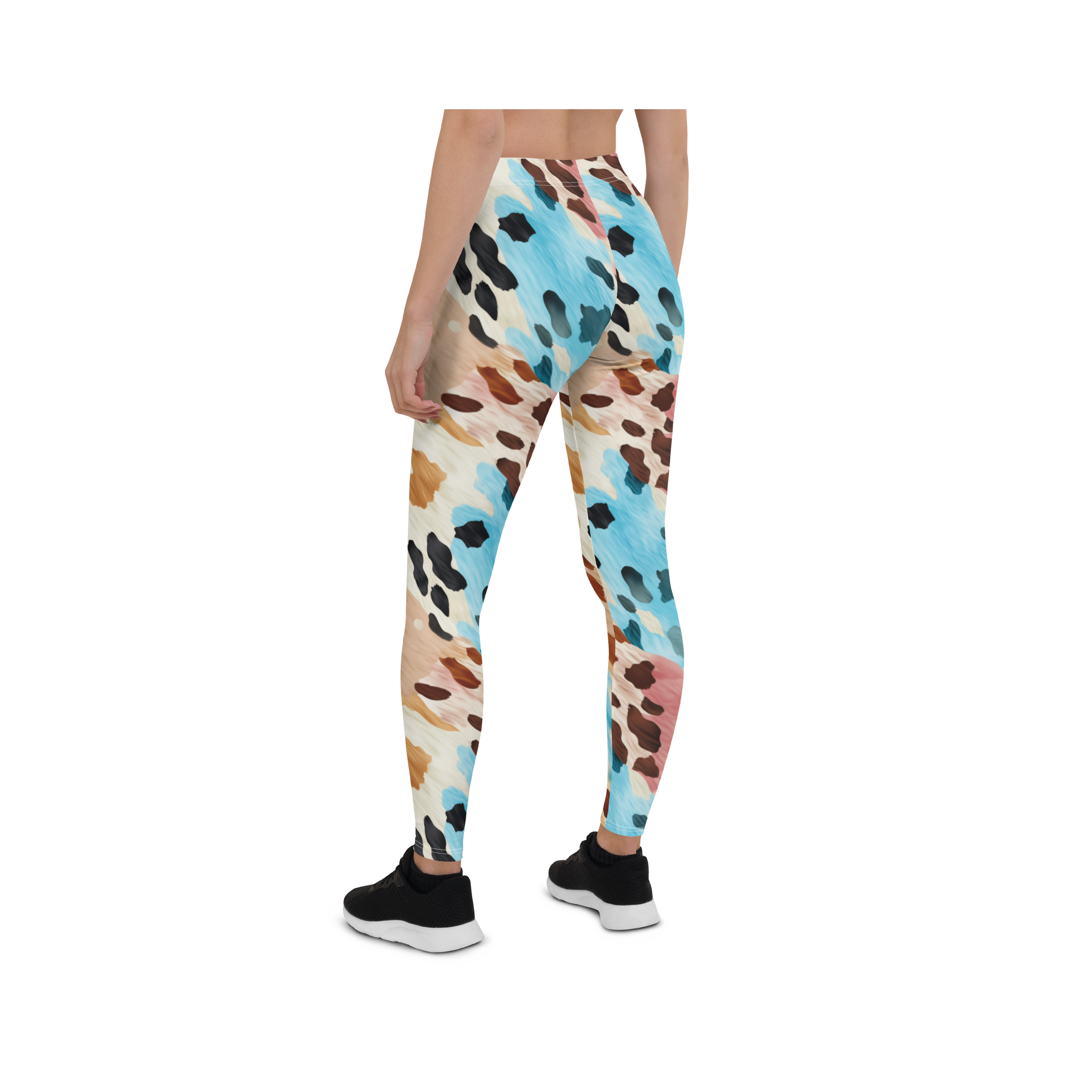 Colorful Cow Print Rear